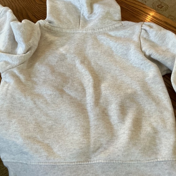 GAP Logo Pullover Hooded Sweatshirt in Heathered Gray sz 2T EUC - Picture 8 of 10
